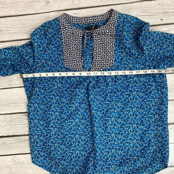 J Crew Peasant Top in Flower Patch Top - Picture 7 of 10